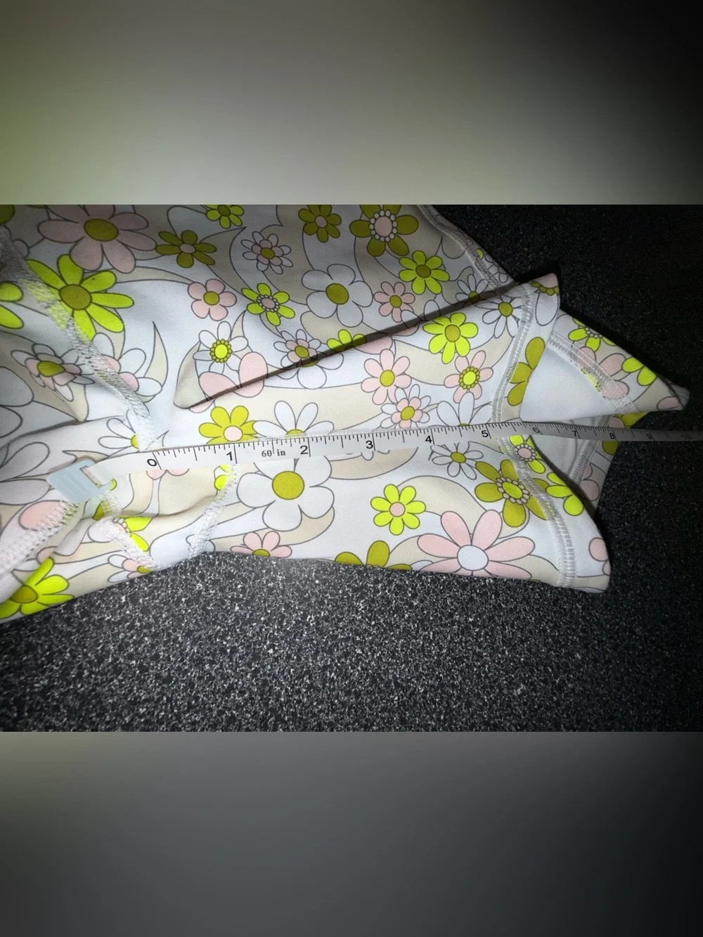 Fabletics NWT!! Pink/Neon Yellow Floral Sports Bra and Shorts Set Size XXS